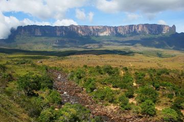 Mount Roraima seen from Rio Kukenan